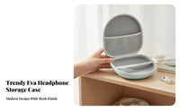 Pastel Gradient over-Ear Headphone Case Compact Hard Headphone Case Portable Electronics Accessory Soft Inner Soft Lining