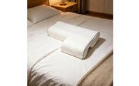 Contoured Memory Foam Sleeping Pillow Textured Side-Lying Support Pillow