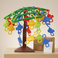 Monkey Balance Tree Game Colorful Hanging Monkey Balance Game Play Set Strategic Thinking Spatial Awareness for Children, Table