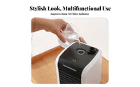 Cools & Humidifies Mini Air Conditioner Fan Humidifier Function Mini Air Cooler Complimentary for Office, Bedroom, Dorm Room