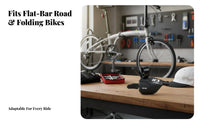 2x 8-Gear Groupset Long-Lasting Flat Bar Gear Lever and Derailleur Set Derailleur and Gear Lever Set Wear-Resistant Bike Gear