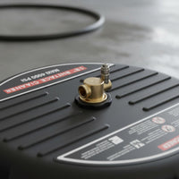 Quick Connect Design 15 Inch Pressure Washer Surface Cleaner Twin Rotating Jets Rotary Surface Cleaner Dense Bristle Skirt Pressure Washer Floor Scrubber Heavy-Duty for Sidewalk, Deck