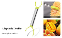 Fruit Remover Versatile Fruit Pulp Separator 3 in 1 Fruit Spoon Multifunctional Cantaloupe Deed Stainless Steel