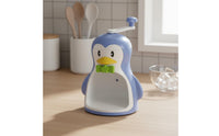 Manual Ice Crusher No Electricity Needed Manual Shaved Ice Machine Cute Wildlife Pattern Bear Shaped Snow Cone for Children, Families, Summer, Parties