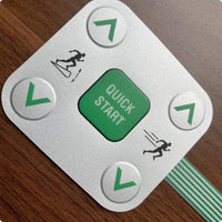 Controlinterface Key Film Sticker Quick Start Label Treadmills Button Film Square Shape Treadmills Accessory