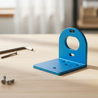Motor Mounting Bracket Adjustable L-Shaped Motor Mount Metal L-Shaped Bracket for Hobbyists, RC Models, Robotics