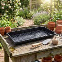 Seedling Tray and Plant Pots, Deep 50-Cell Potting Tray for Greenhouse, Seedling Pots for Germinating