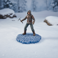 Resin Snow Mountain Base Diorama for Action Figures and Scenery Models