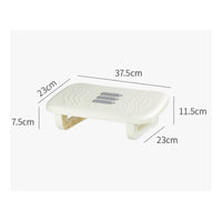 Improves Posture Under Desk Footrest Relieves Fatigue Massage Footrest Tool-Tool-Less Assembly for Office Workers