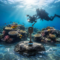 Long-Lasting Aluminum Alloy Ball Head to YS Adapter Corrosion-Resistant Dive Light Arm Joint 360-Degree Rotation for Divers