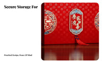 Red Gift Box, Large Wedding Dowry Case, Engagement Ceremony