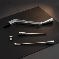 Steering Column Change Lever Dress-up Kit Polished Column Shifter Lever with Rods Hardware for Interior Restoration