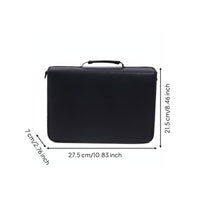 Double Zipper Closure Large Capacity Marker Case Long-Lasting PU Material Multi-Layer Marker Organizer Waterproof Multi-Slot Pen Carrying Case Sturdy for Artists, Designers, Travel, Outdoor Sketching