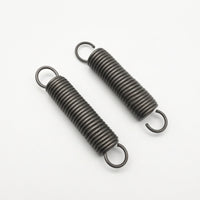 2 Pieces Cylindrical Spring with Hooked Ends Heavy-Duty Coil Spring with Hooks Long-Lasting Extension Springs with Hook Ends Versatile for Mechanics