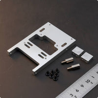 RC Servo Mount Bracket Precision-Machined Servo Compartment Bracket Metal for Hobbyists, Model Conversion, Custom Repair