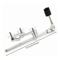 Adjustable Cymbal Arm with Clamp Heavy Duty Cymbal Extension Arm Sturdy Percussion Mount with Clamp Stable for Drummers, Percussionists, Stage, Recording Studio