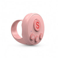 Wearable Camera Controller with Finger Loop Compact Wireless Controller Controller Compatible Stable for Vlogging