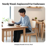 Hardwood Wood Construction Wooden Ladder spine Chair Commercial Grade Indoor Furniture adaptable Use Supportive spinerest for Restaurant Owners, Interior Designers, Homeowners, Cafe, Dining Room, Kitchen