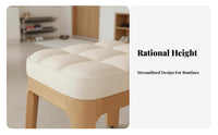 Comfortable Padding Cushioned Shoe Storage Bench High-Density Foam Tufted Shoe-Changing Stool Multi-Functional Entryway Seat Long-Lasting Construction for Homeowners, Apartment Dwellers, Hallway, Cloakroom, Living Room, Bedroom