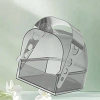 Bird Bath Container with Drawer Removable Cage Bird Bath Long-Lasting