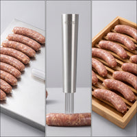 Meat Casing Pricker Stainless Steel Meat Pricker Rust-Resistant Air Release Tool for Home Cooks, Meat Prep