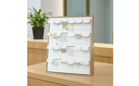 Earring Display Stand Freestanding Earring Organizer Board Countertop Fold-out for Jewelers, Craft Fairs, Dresser