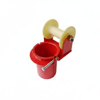 Nylon Wheel Cable Pay-Feed Pulley Metal Body Wire Guide Pulley Tightening Bolt Clamp-on Wire Guide Compact