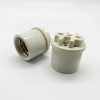 Ceiling Lighting for Garage Lighting and Garden Lighting, Single E40 Bulb Holder and Ceramic Lamp, High Temperature Resistant, Waterproof Screw