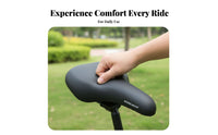 Cycling Seat Shock Absorbing Steel Rails Cushion for Rough Terrain