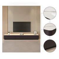 Low-Profile Cabinet Modern Living Room Cabinet Pre-Assembled Credenza for Simplifiers, TV Area