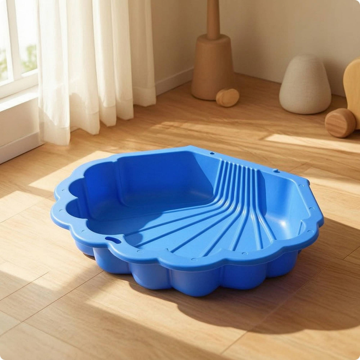 Sand and Water Play Basin Versatile Sensory Activity Tray Easy-to-Clean Sandbox Container for Kids