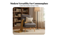 Foldable Design Convertible Lounger Bed Double-Use 3-in-1 Sleeper Chair Adjustable Backrest Recliner Space Saving for Office Workers, Students, Apartment Dwellers, Bedroom, Living Room, Small Areas, Balcony