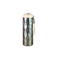 Coffee Cup Spill-Resistant Lid Portable Water Bottle Stylish Wavy Texture Insulated Tumbler for Travel, Office, Outdoor