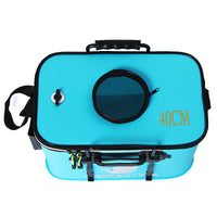 Foldable EVA Fishing Bucket Live Fish Container Multi-purpose Fishing Box for Outdoor Angling