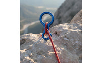 8-Shaped Descender 35 kN Strength Rappel Belay Device Smooth Rope Action Climbing Gear for Rappelling, Mountaineering