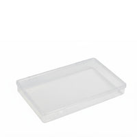 Small Clear Plastic Box Multipurpose Mini Storage Box Lightweight for Craft Room