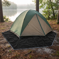 Hexagonal Tent Ground Sheet PE Mat for Tent Bottom Protection