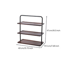 Wood Desktop Shelf Wood Desktop Rack Easy to Clean Countertop Storage Rack