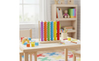 Child-Centered Bead Matching Toy Stacking Bead Sorting Board with Rods Educational Developmental for Homeschool