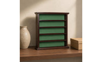 6 Ball Display Shelf Solid Wood Golf Ball Display Rack Tabletop for Home, Office, Lounge Area