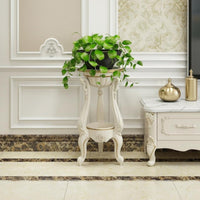 European design Multi-Tier Corner Shelf Floor-Standing Plant Stand Space-Saving floral Rack Easy to Assemble for Apartment Dwellers, residents, Gardeners, Living Room, Balcony, Bedroom, Hallpath