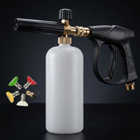 Soap Dispenser for Car Cleaning and Car Wash, Aluminum Alloy Car Foam Lance, 1000ml Capacity Foam Spray, Adjustable Nozzle with Quick Connect