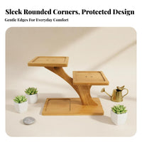 Tiered Plant Stand Multitier Design Mini Tiered Pot server storageSaving