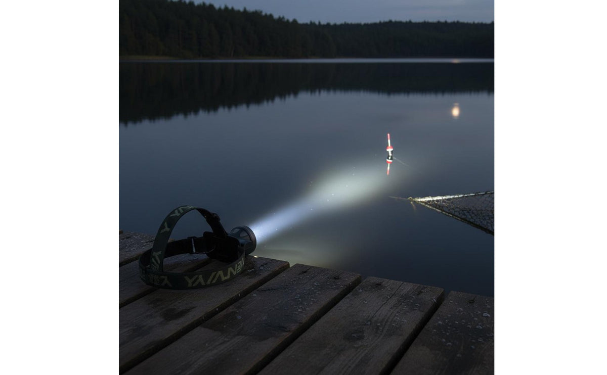 Fishing Head-Mounted Light Lightweight LED Head-Mounted Light Refillable Torch for Fishers, Construction Workers, Outdoor