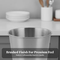 French Fry Serving Bucket Multipurpose Stainless Steel French Fry Container Mini Metal Cooling Pail for Restaurant Owners, Bar, BBQ