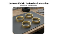 4 Pieces 1/24 Scale Lowers Center of Weight Distribution SCX24 Inner Wheel Rings Improves Climbing Performance Brass Wheel Lock Rings