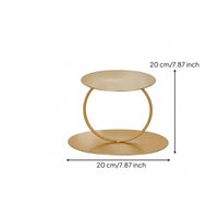 Open-Frame Cake Stand with Loop Support Flat Metal Cake Stand Sturdy Dessert Display Riser Long-Lasting for Parties