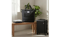 Expandable Travel Bag Large Capacity Travel Bag with Trolley Sleeve Waterproof for Travelers, Weekend Trips, Gym