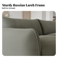 Lowheight Block Lounger Wabi-Sabi Aesthetic Couch Italian Inspired Interior Seating for Apartment Dwellers, Homeowners, Living Room, Lounge Area
