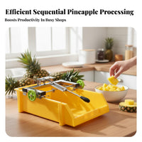 3 Pieces Pineapple Skin Remover Machine Professional Grade Pineapple Skin Remover Corer Tool Time Saving Easy to Use for Chefs